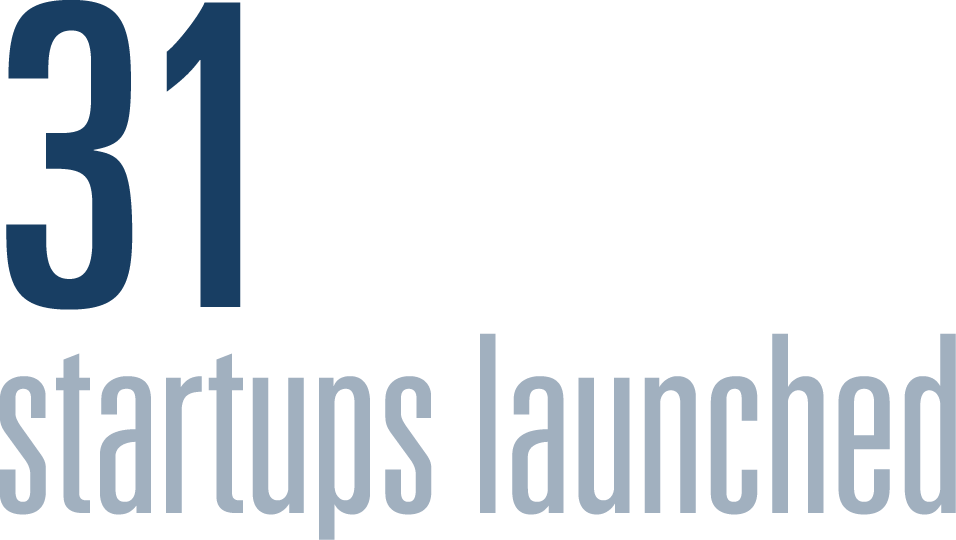 31 startups launched