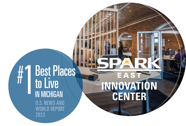 SPARK East incubator and Ann Arbor ranking