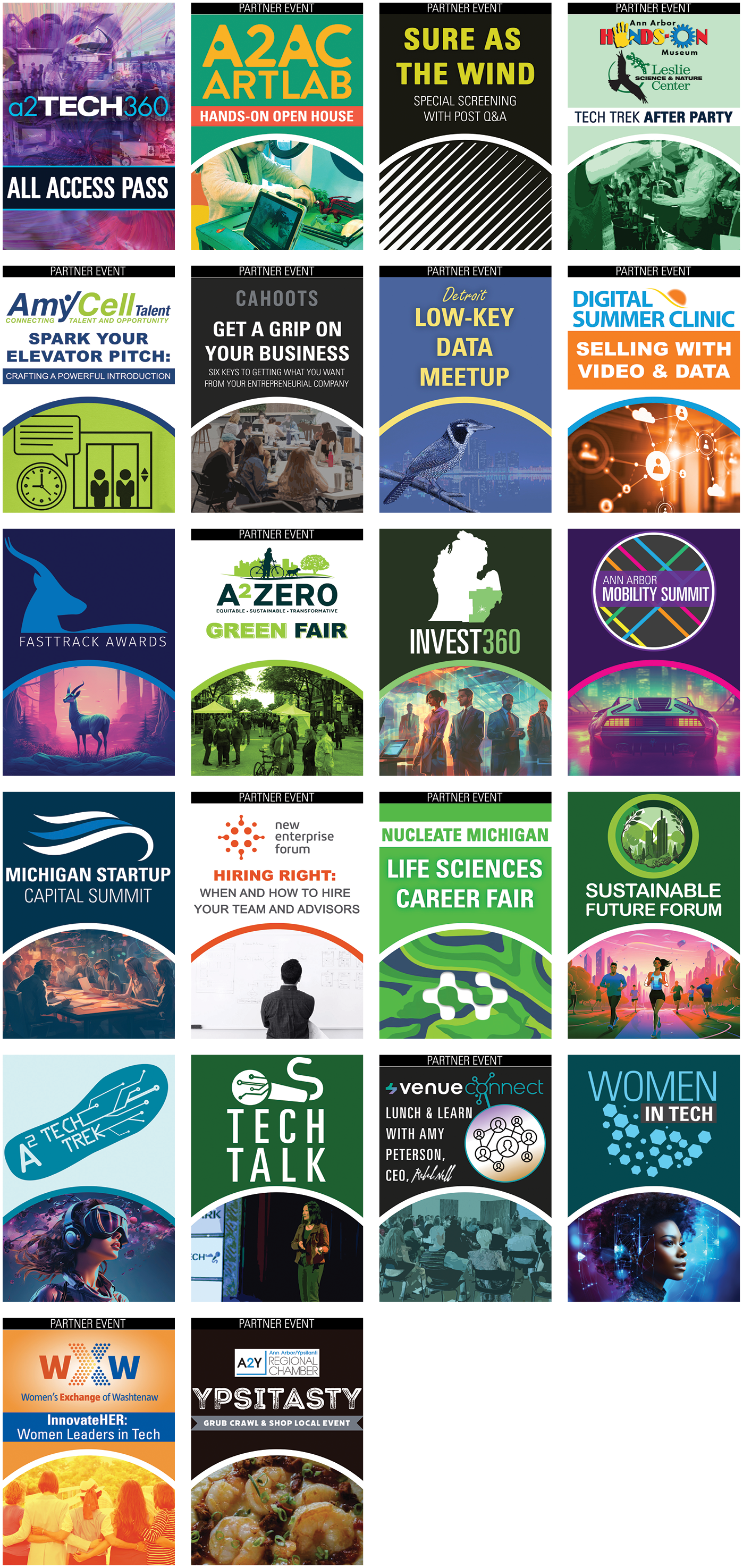 a2TECH360 event icons