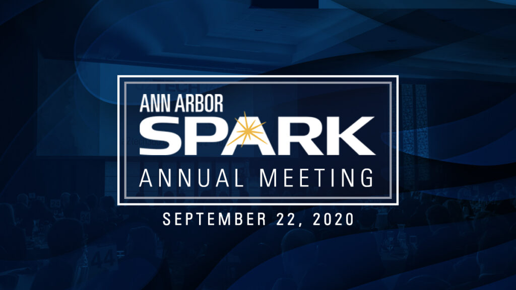 Ann Arbor SPARK Annual Meeting Sept 22, 2020 banner