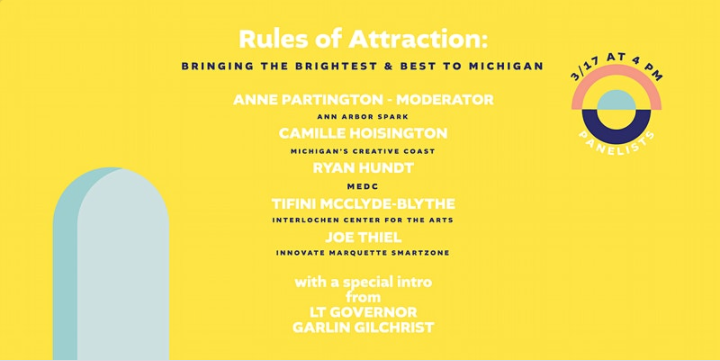 Rules of Attraction Event-yellow background