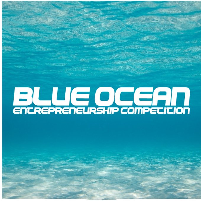 BlueOcean-logo-ocean in background
