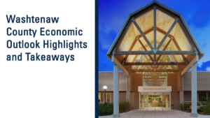 Decorative banner for economic highlights and takeaways