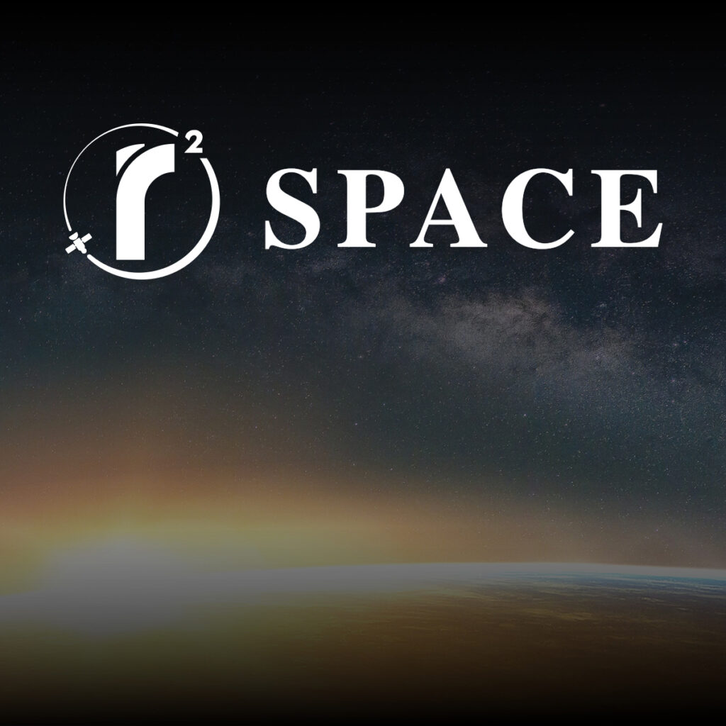 R2 Space logo-space background