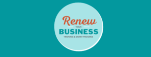 Renew your business-teal background