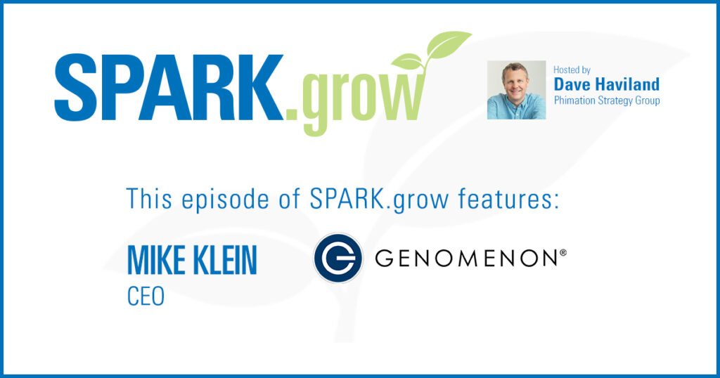 SPARK.grow featuring Mike Klein, CEO of Genomenon