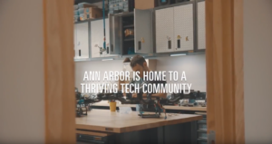 Ann Arbor is Home to a Thriving Tech Community-decorative image of man working on tech