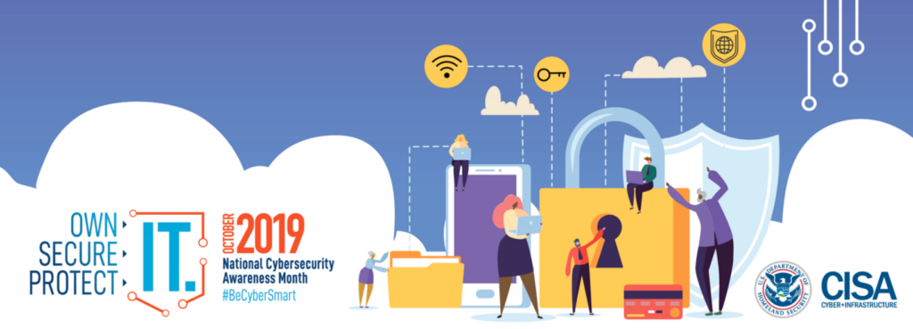 National Cybersecurity Awareness Month banner