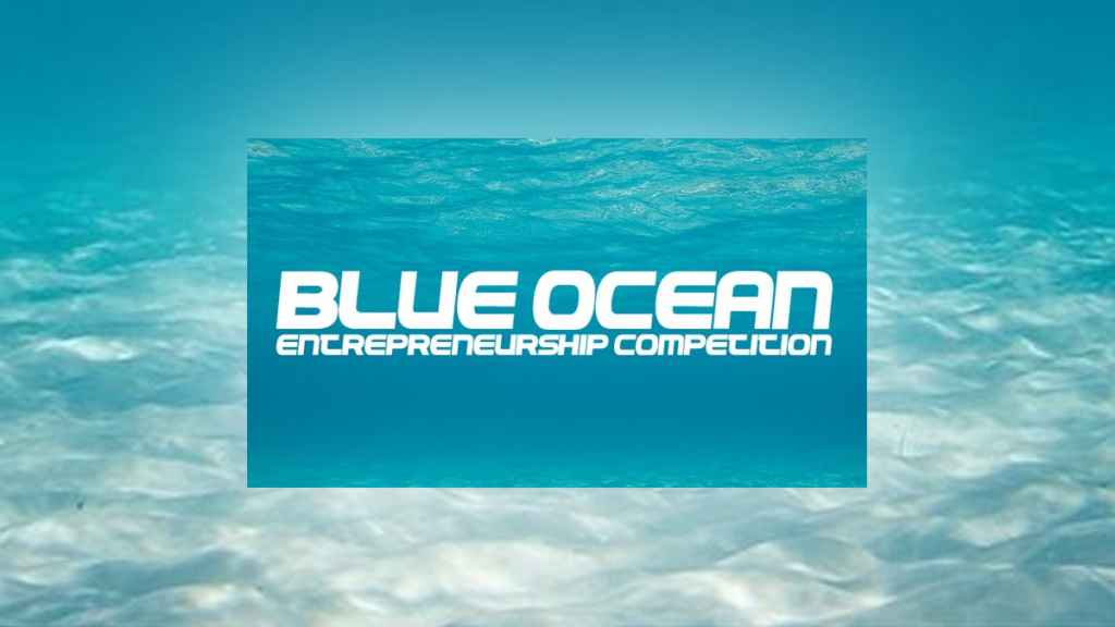 Blue ocean banner-blue ocean background