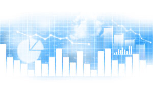 Stock market chart, financial background