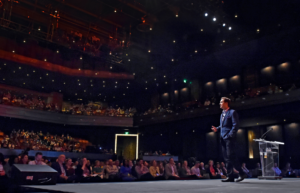 Jason Dorsey speaking on stage