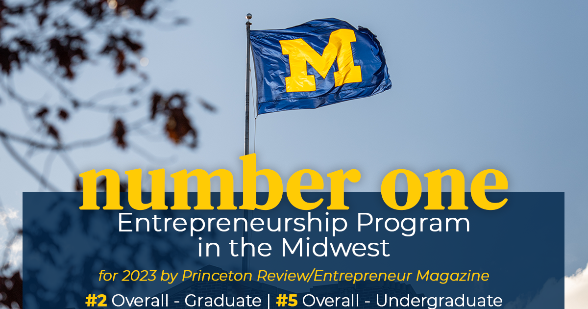 U M Receives 1 Ranking For Entrepreneurship From Princeton Review And Entrepreneur Magazine 