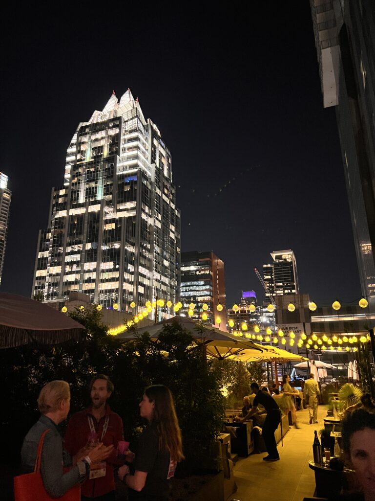 Downtown Austin at night