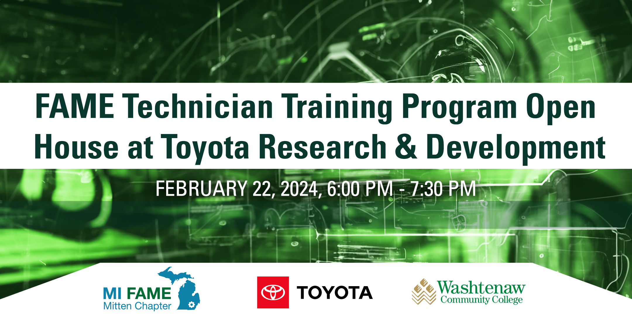 FAME Technician Training Program Open House at Toyota Research