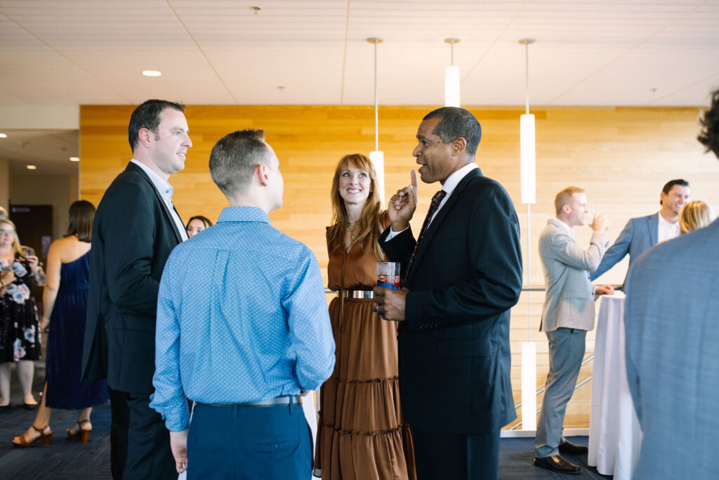 Networking at FastTrack Awards 2024