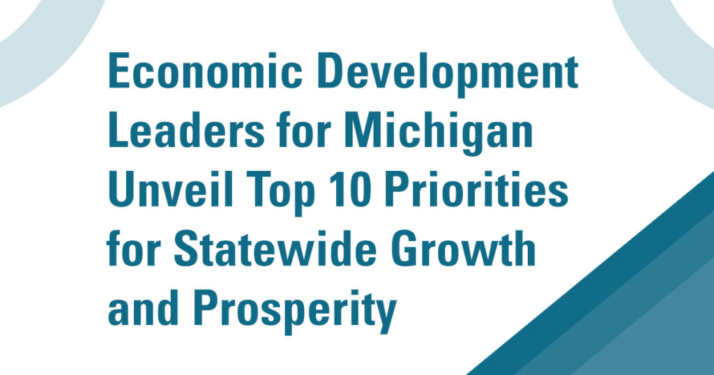 EDLM Top 10 Priorities for Statewide Growth
