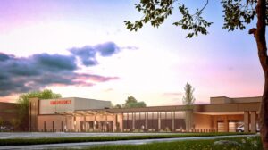 Trinity Health Ann Arbor Emergency Dept rendering